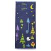 Marushin Moomin Face Towel Night Stroll 1405038600