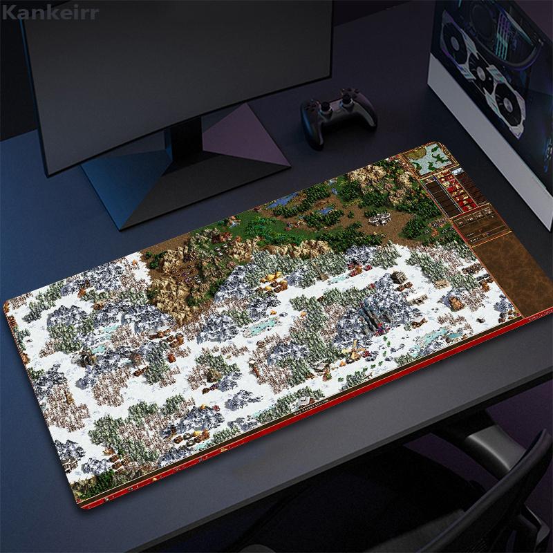 Heroes of Might and Magic Mousepad Pc Gamer Computer Keyboard Carpet Rubber Laptop Desk Mat LOL CS GO Dywan Cute Mouse Pad xxl