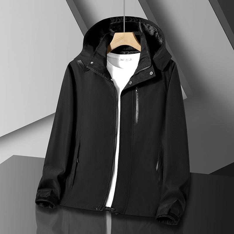 Jacket Men's Jacket Men's Work Jacket Spring and Autumn Jacket Work Jacket Men's Loose Outdoor Leisure