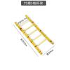 Japanese Bamboo Fence Sashimi Plating Decor Mini Bamboo Mat Sushi Cold Dish Ornament Seafood Platter Table Decoration for Restaurant Kitchen