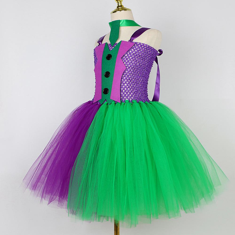 Детские Хэллоуин Платья для Девочек Тыква Привидение Лицо с Длинным Рукавом Платья для Девочек на Вечеринку