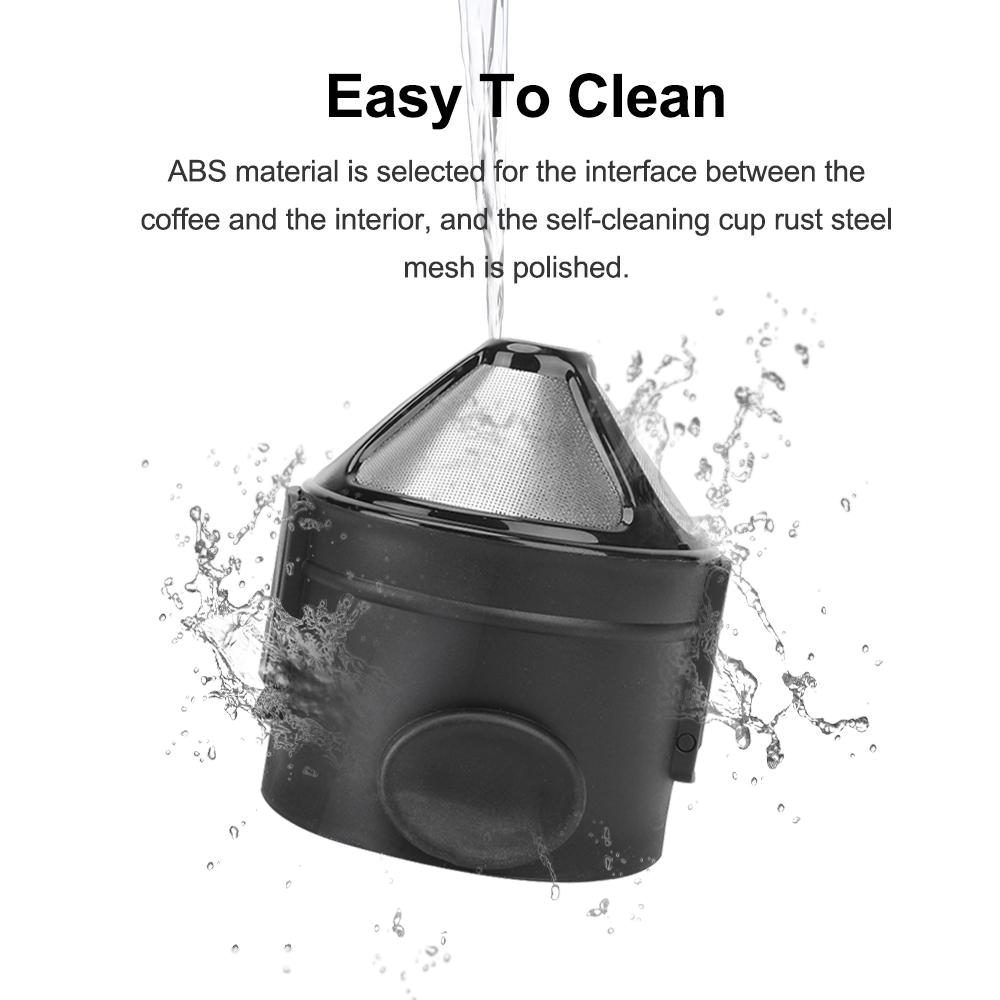 Portable Paperless Pour Over Coffee Dripper Tea Infuser Foldable Stainless Steel Drip Coffee Tea Holder Reusable Coffee Filter