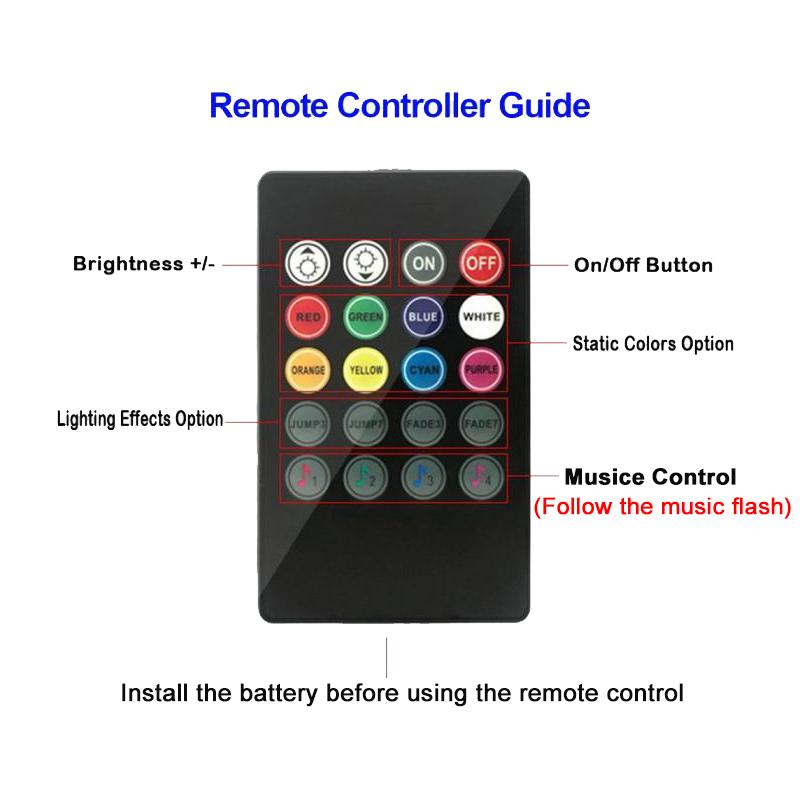 Автомобильная светодиодная RGB атмосферная полоса света, дистанционное голосовое управление, стиль интерьера, декоративная RGB светодиодная динамическая окружающая полоса света, 12 В