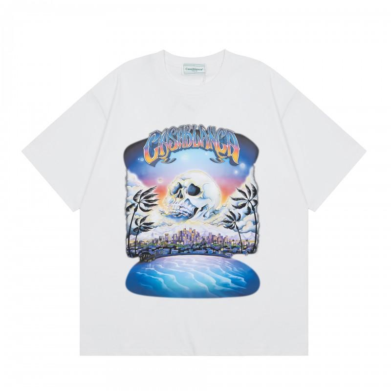 Mens Oversized Cotton Graphic Tee Loose Fit Streetwear Short Sleeve T-Shirt Casual Wear