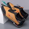 Повседневная кожаная обувь новая весна и осень мужская мода универсальная легкая нескользящая закрывающая ногу обувь из мягкой кожи