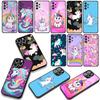 Cute Pink Unicorns Rainbow Cover Phone Case for Apple iPhone 17 16 15 11 Pro XS Max XR 6 7 8 Plus + SE 2020 5 16E