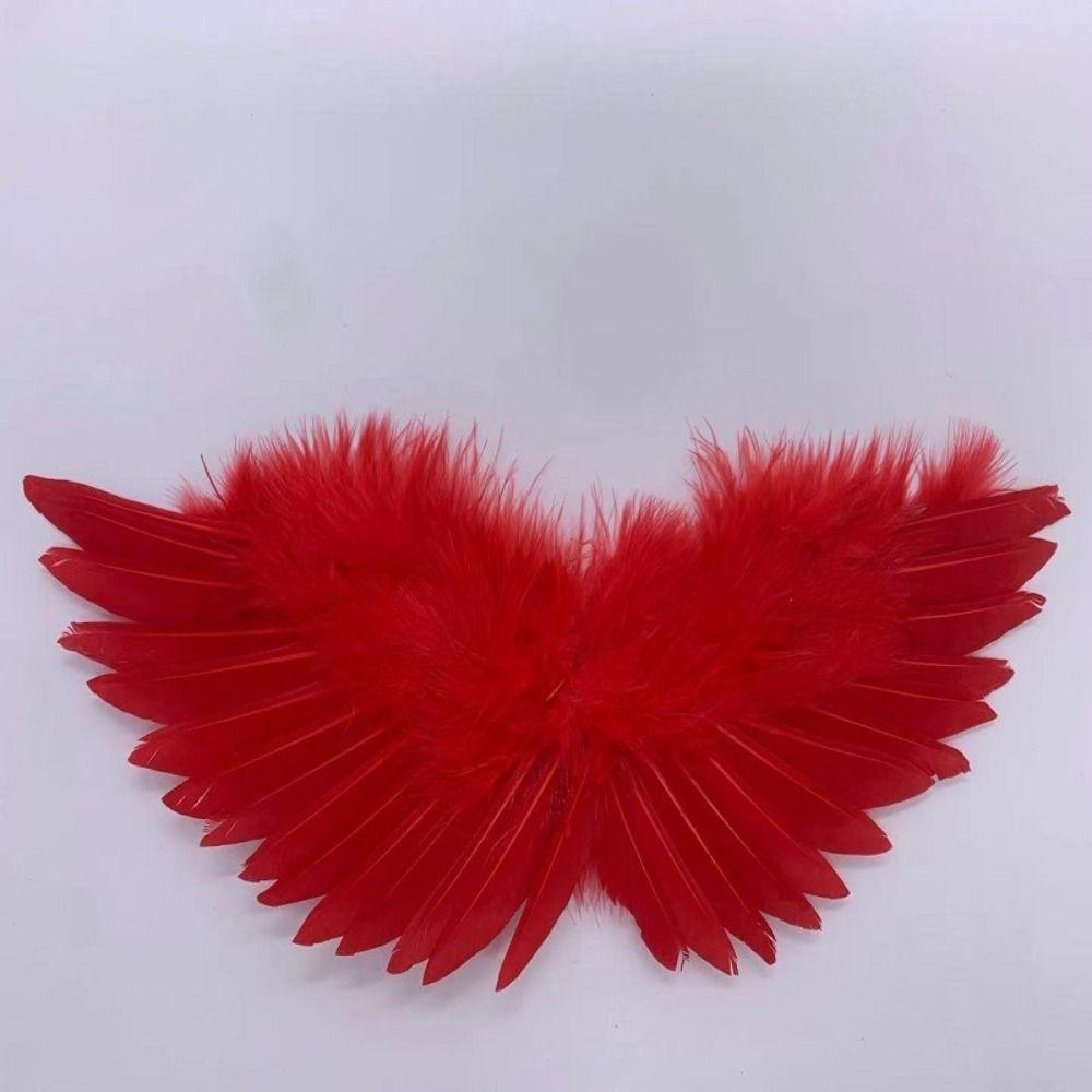 DIY Costume Angel White Wing Dressing Up Festival Feather Wing Angel Feather Wings Photo Props