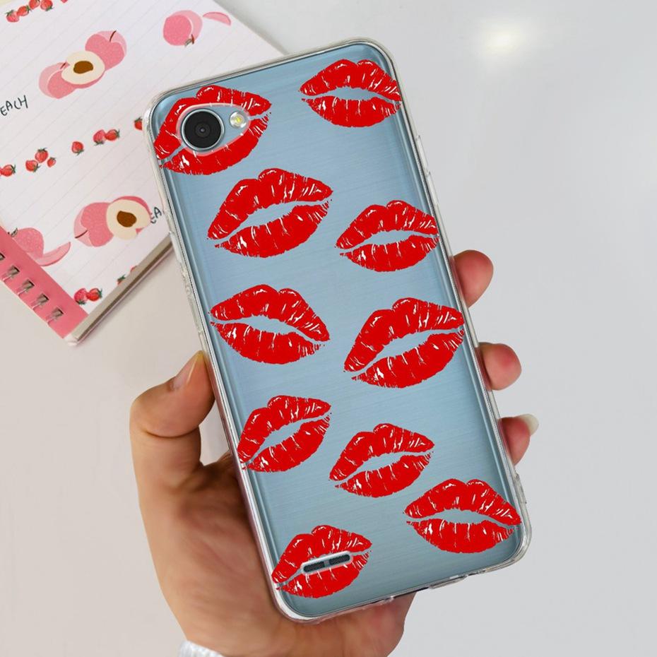 For LG Q6 Q6a Q6+ M700 X600K X600L X600S Cute Flower Cat Painted Phone Case For LG Q6 Plus Q 6 Alpha Soft Silicone TPU Cases