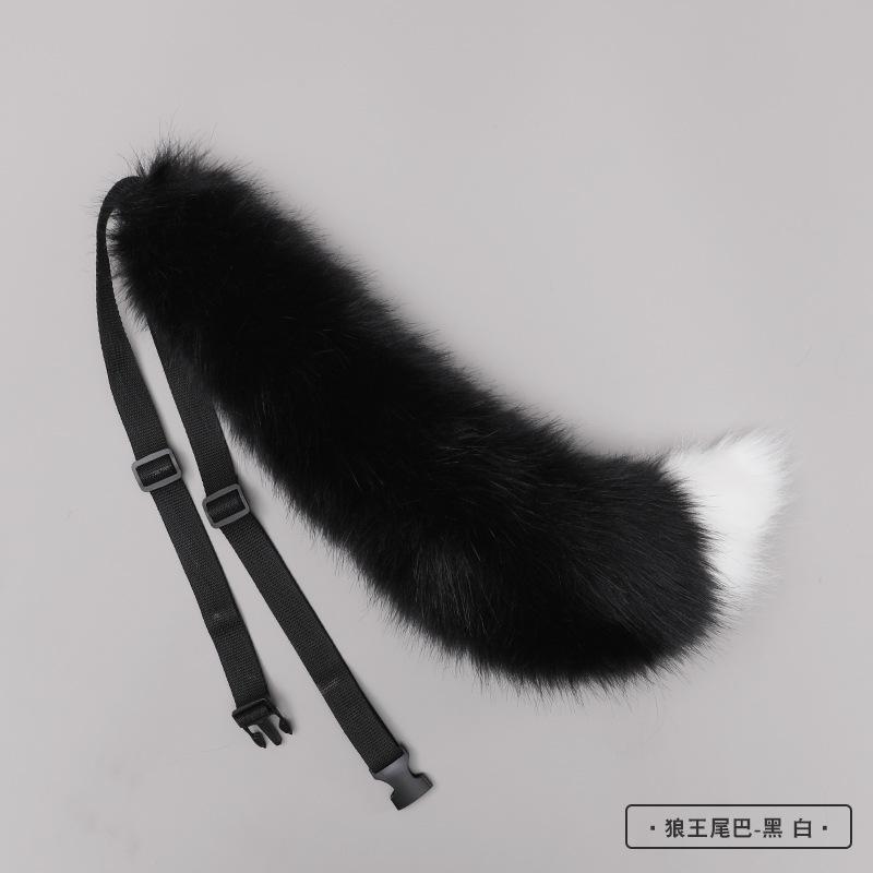 Новая повязка на голову с красными лисьими ушками, хвостом зверя, волчьими ушками, кошачьими ушками, на заказ, косплей, ручная работа LOL, золотые лисьи уши, аксессуары для волос в стиле аниме