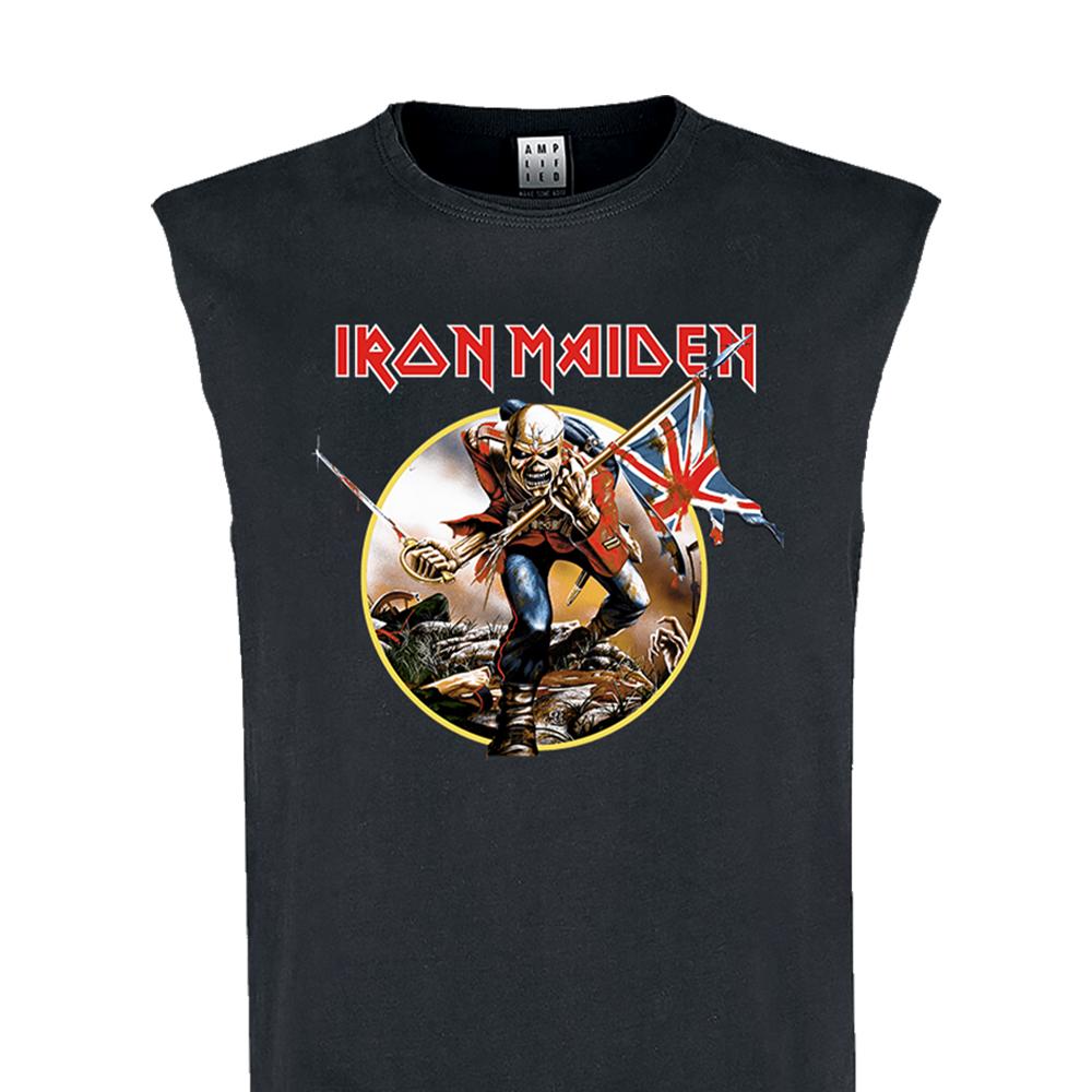 Amplified Мужская майка без рукавов Trooper Iron Maiden