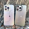 Чехол для телефона с изображением самолета и сердца для пары, для Apple iPhone 13 Mini 12 11 Pro Max 16 14 15 Pro Max Plus, противоударный, лазерный