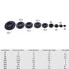 100Pcs Black Hex Socket Allen Bolt Screw Nut Hexagon Head Cover Cap Protector