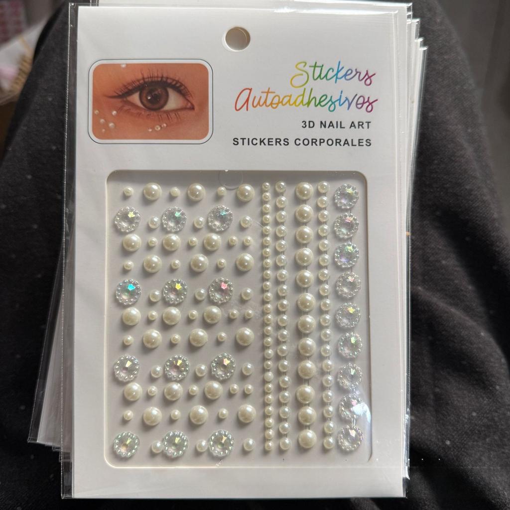 Алмазная кристаллическая татуировка-наклейка, блестящая подводка для глаз, макияж для бровей, лицо, глаза, алмазные татуировки, рок-горный хрусталь, 3D наклейки-подводка для глаз