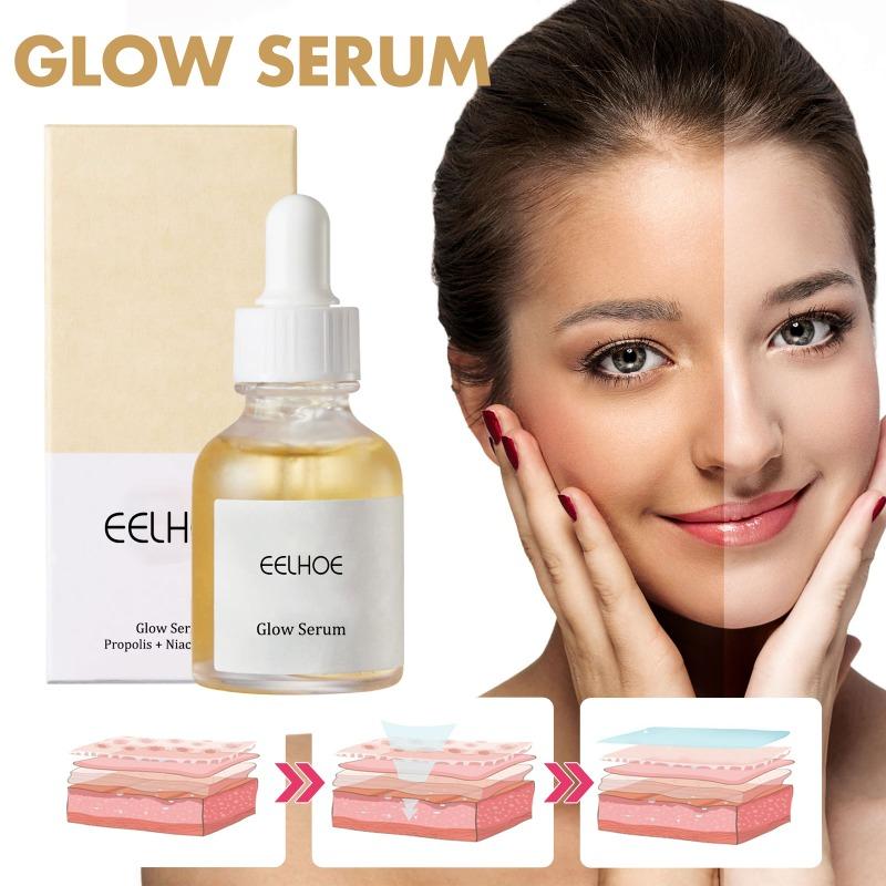 EELHOE Propolis Niacinamide Serum Увлажняющая, восстанавливающая, успокаивающая, чувствительная, уменьшающая следы от акне эссенция для лица