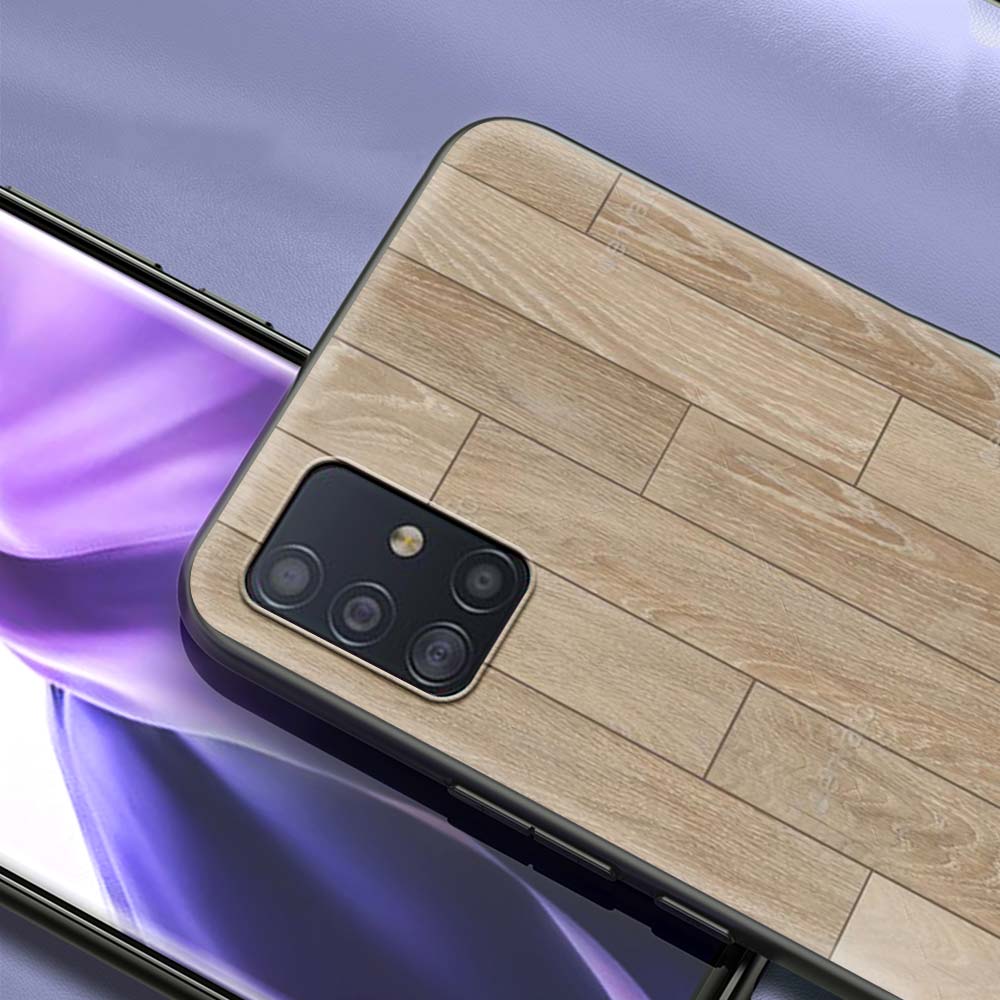 Чехол для Samsung A51 A71 A21s A21 A12 A11 A02s A02 A01 A91 A72 A52 A42 A41 A32 A31, силиконовый чехол из натурального дерева