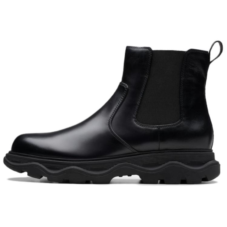 Clarks Удобные Универсальные Короткие Ботильоны Мужские Ботинки Черные 261798807