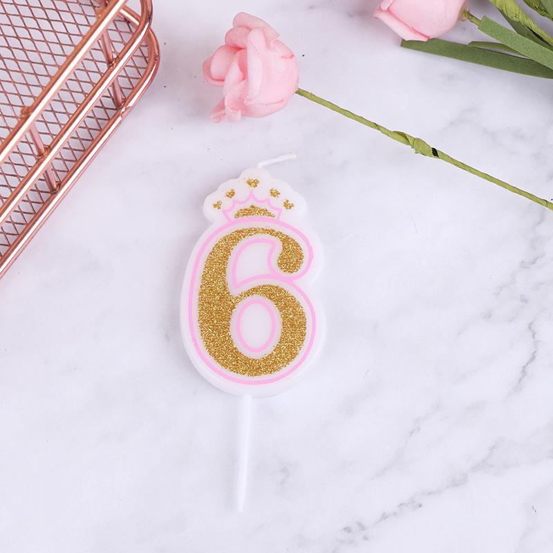 Свеча на день рождения в виде цифры