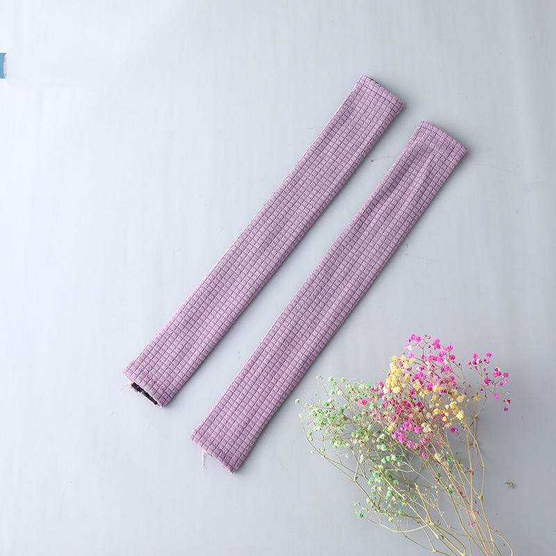 Одна пара однотонных универсальных водонепроницаемых чехлов на подлокотник для офисного стула, домашний эластичный грязеотталкивающий чехол на молнии