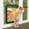 Cat Door for Screen Door Lockable Flap Opening Dog Door for Cats Small Dogs Magnetic Self-Closing Cat Door for Sliding Door Window