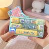 Cartoon 12 Keys Keyboard Keychain Clicker Sound Keyboard Clicker Keychain  Student Gift