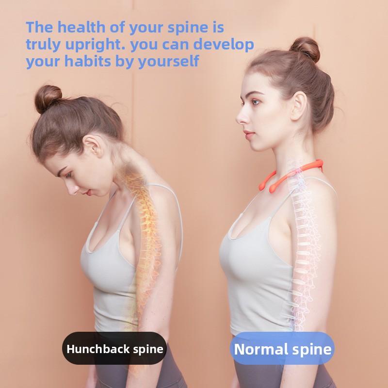 Intelligent Neck Straightener, Hunchback Straightener, Children's Adult Sitting Strap, LCD Sensor Aligner