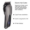 SHINON LED Adjustable Hair Clipper Trimmer Haircut Machine Electric Barber Hair Cutter