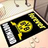 Borussia Dortmund Print Rug, Washable Floor Carpet, For Entryway Dorm Laundry Room Office Study, Home Decor Birthday Christmas Gift