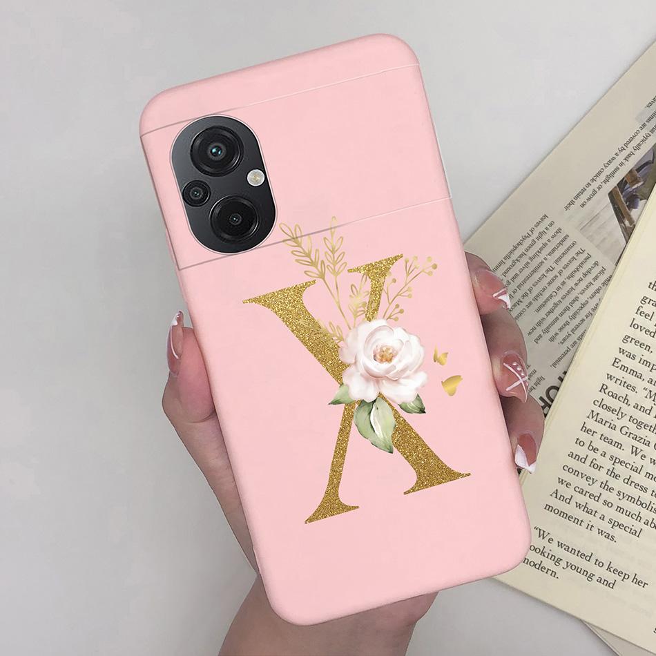 Для Xiaomi POCO M5 Чехол Роскошный Модный Силиконовый Мягкий ТПУ Задняя Панель Защитная Оболочка Телефона Для Xioami POCO M5 4G Милый Чехол с Буквами Сумки