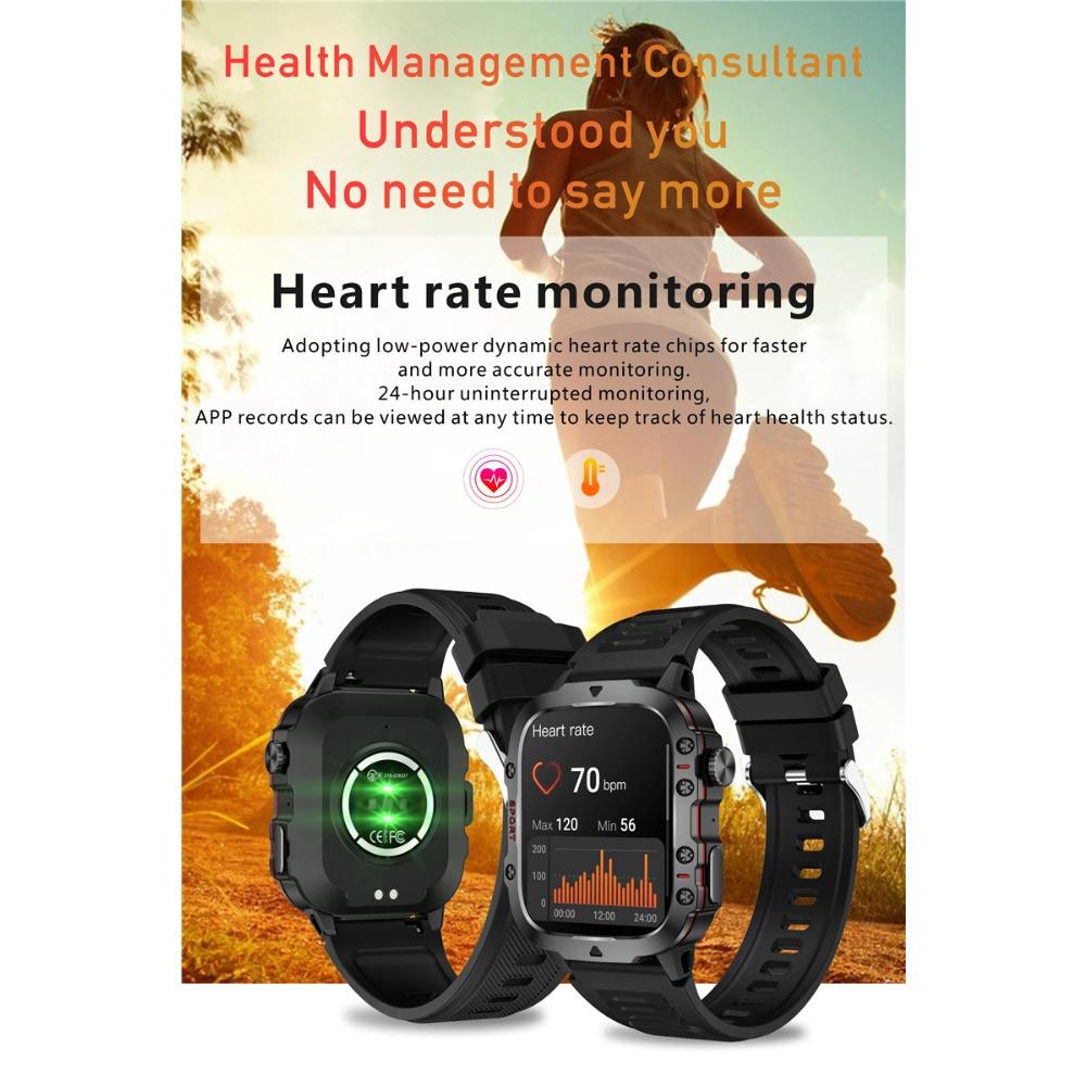 Умные часы для мультиспорта на открытом воздухе, звонки по Bluetooth, телефон, браслет с длительным временем ожидания