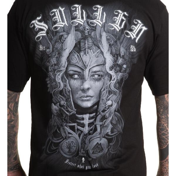Мрачная мужская футболка с коротким рукавом Valkyrie Artist Series Capsule Tattoo Lifestyle Graphic Standard