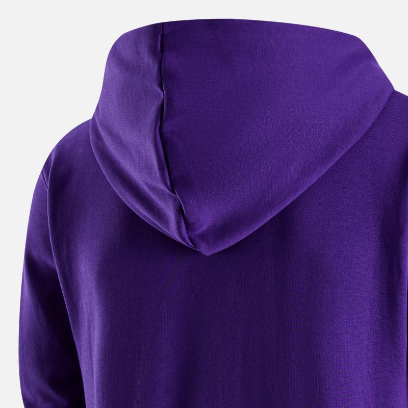 Nike Толстовка с капюшоном NBA Los Angeles Lakers с буквенным принтом, мужская фиолетовая DZ0039-504