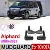 Car Mudflap For Toyota Alphard AH20 2023~2009 Fender Mud Guard Flap Splash Flaps Mudguards Accessories 2014 2013 2012 201