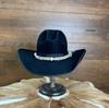 Фетровая шляпа из овечьей шерсти, украшенная тесьмой, модная и универсальная черная шерстяная шляпа