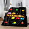 Pixel Game Flannel Blanket Soft Warm All-Season Throw, Design for Camping, Car Travel, Hiking Sofa, Bed, Office Perfect Gift for Parties