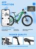DUOTTS E26 Electric Bike: 120KM Long-Range, 80NM Torque, 26" Alloy Frame, IPX4 Waterproof, Adjustable Speed