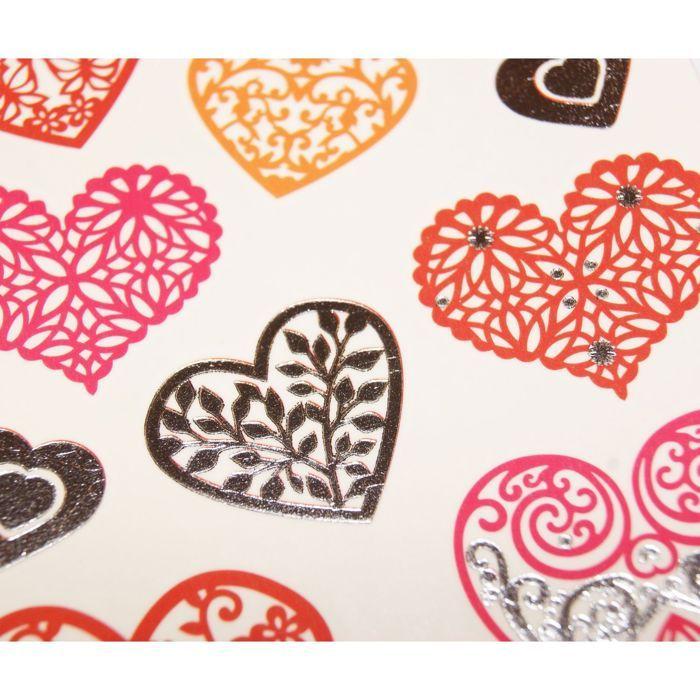 Tatouages temporaires - Coeurs - Dorures