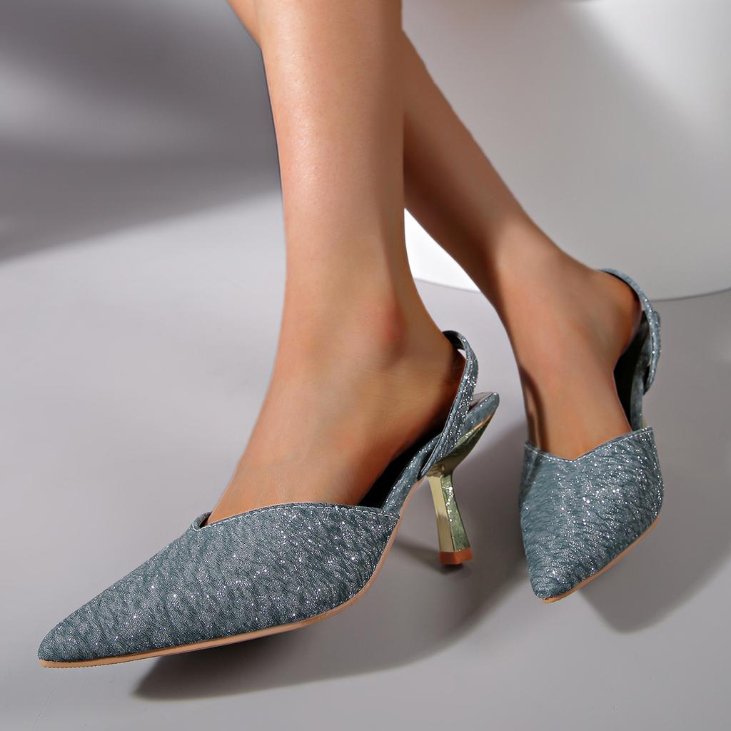 Pointed Toe Fashion Women Designer Luxury High Heels Shoes Women Casual Pumps Slip On Elegant High Heels Shoes for Women