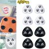 4/8Pcs Self Adhesive Mute Ball Universal Wheel Stainless Steel Beads Pulley Storage Box Bedside Cupboard Mobile Base Accessory