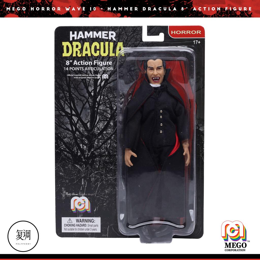 Mego Hammer Horror Movie Dracula 8-Inch Movable Hanging Card Gift