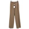 Unused Sanyo Shokai Wool Long Pants T7 Brown Women Used
