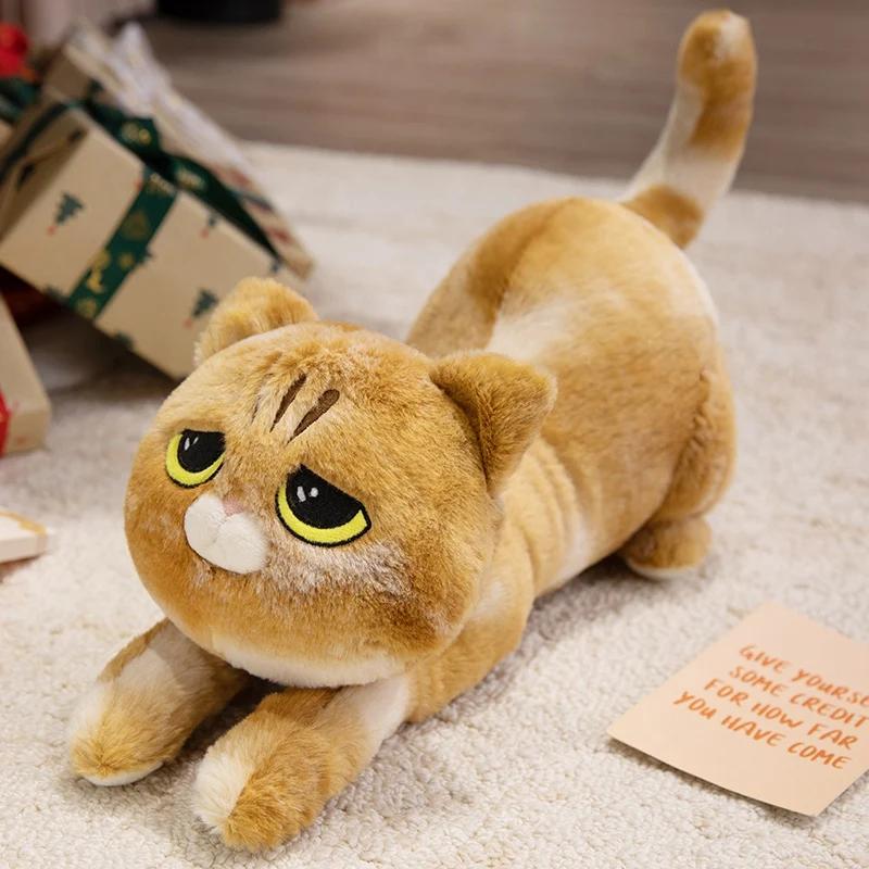 40-75 см Милая Плюшевая Игрушка Кукла Черный Кот Каваи Большая Обнимательная Подушка Подушка Инстаграм Плюшевая Игрушка Кукла Черный Кот Для Мальчика Девочки Подарки на День Рождения