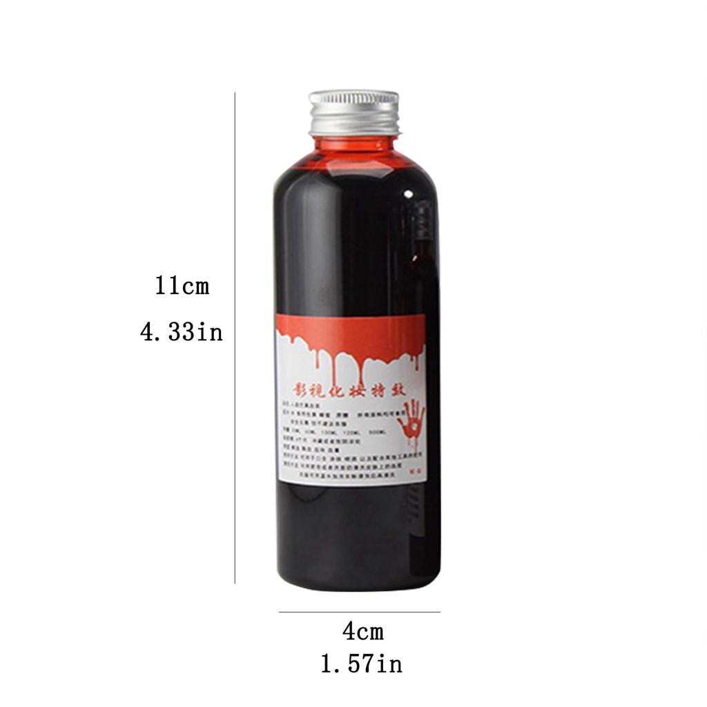 Реалистичный реквизит для Хэллоуина «сделай сам», искусственная псевдоплазма крови, 100 мл