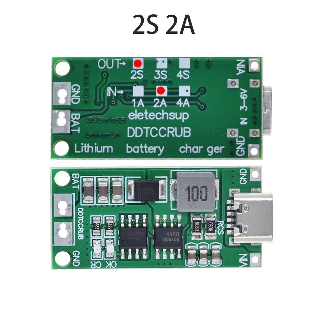 7.4V 11.1V 14.8V Li-Ion Charger Lithium Battery Charging Step Up Board Boost Module 2S 3S 4S