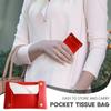Карманный держатель для салфеток, мягкий держатель для салфеток, многоразовый дорожный чехол из бумаги и искусственной кожи, гигиенические пакеты для ванной комнаты, маленькие