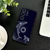 Чехол для телефона "Падение кита" для Samsung S26, S25, S24, S23, S22, S21, S20, Plus, Fe, Lite, Другие Черный Чехол