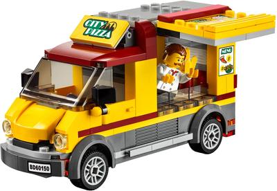 LEGO Городской пиццерийный грузовик 60150 Block Toy Boys Car