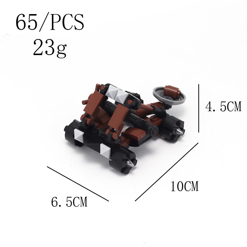 Конструктор Средневековое оружие Древняя осадная лестница Древняя военная машина Сцена Украшение