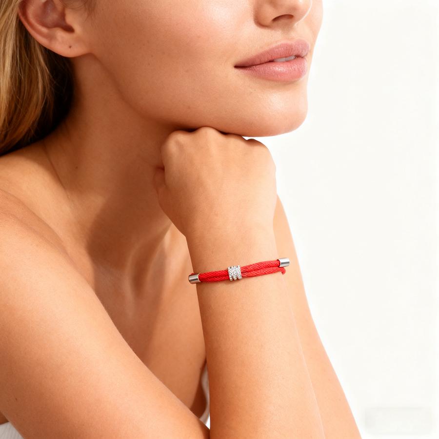 Stylish Grade A 3mm Thin Rope Bracelet Men Women Unfading Stainless Steel Charm Lucky Red Thread Braslet Friendship Braclet Gift