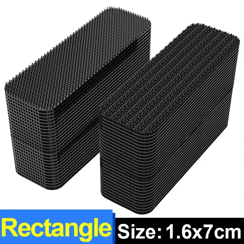 Прямоугольные, квадратные, круглые наклейки для фиксации ковров, двухсторонние, высокоадгезивные, фиксирующие липкие ленты, автомобильные, домашние коврики, противоскользящие наклейки