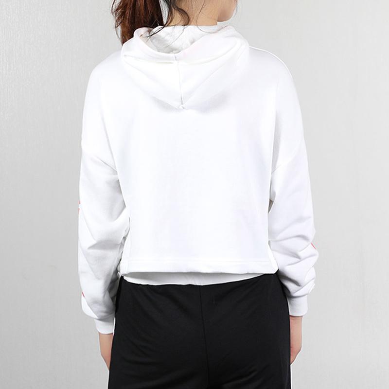 PUMA Sweatshirts Women's White Hooded Moderate Regular 595935-02
